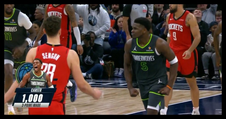  23歲186天！愛(ài)德華茲成NBA歷史上最年輕投進(jìn)1000記三分球員