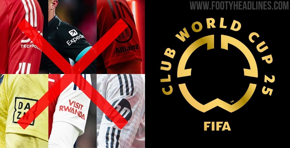  FIFA不允許世俱杯球隊有袖標贊助，需貼上世俱杯徽標