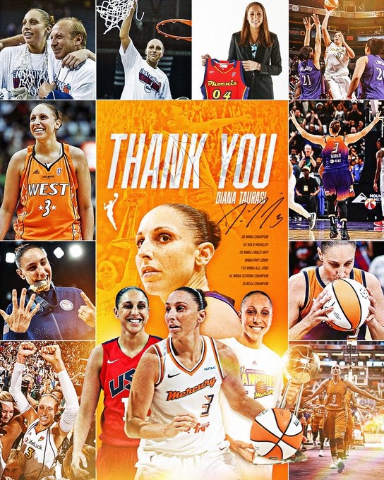  傳奇落幕！WNBA巨星陶樂(lè )西宣布退役 結束20年職業(yè)生涯