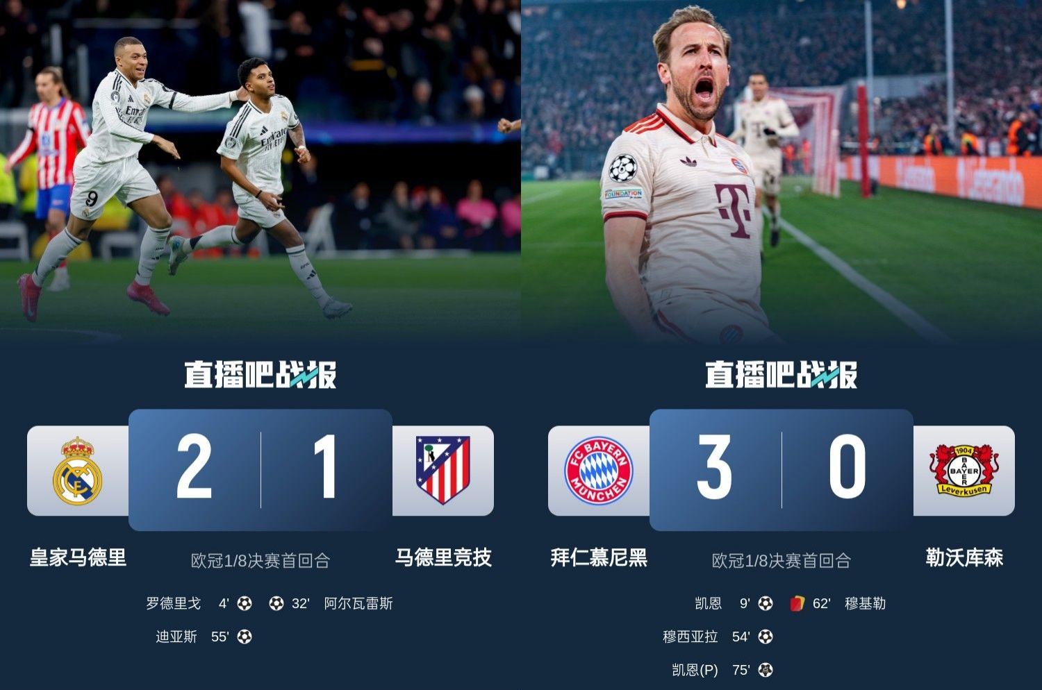  馬競藥廠(chǎng)罵罵咧咧！歐冠附加賽晉級的8隊僅2隊贏(yíng)球：皇馬&拜仁！