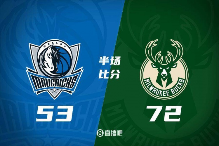  利拉德26分&三分6中5 字母哥20+8 雄鹿半場(chǎng)領(lǐng)先殘陣獨行俠19分！