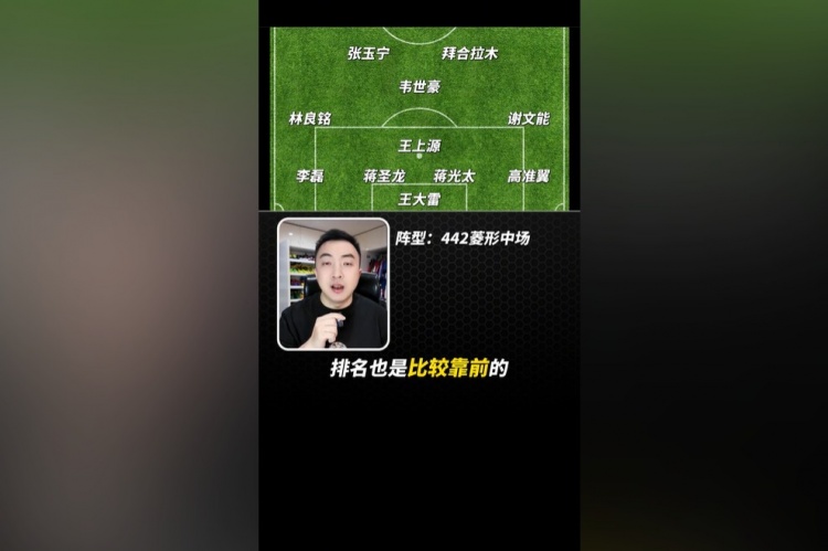  袁甲預測國足首發(fā)：可能塞爾吉尼奧要替補，首發(fā)是韋世豪