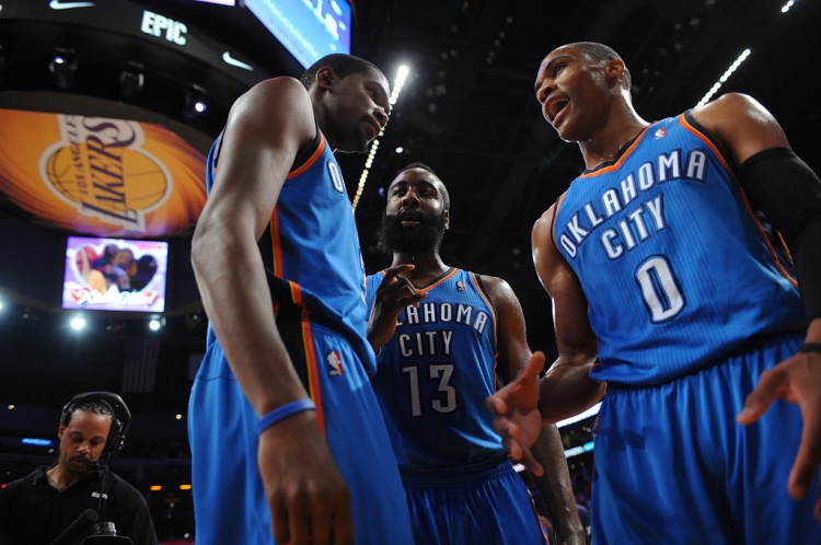  雷霆三少得分全部進(jìn)入歷史前20！他們是NBA歷史最大的如果嗎？